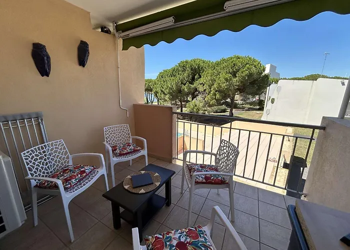 Appt 2 Pieces Avec Terrasse, Clim, Piscine, Parking A Port Camargue - Fr-1-250-292 公寓 勒格罗-迪鲁瓦