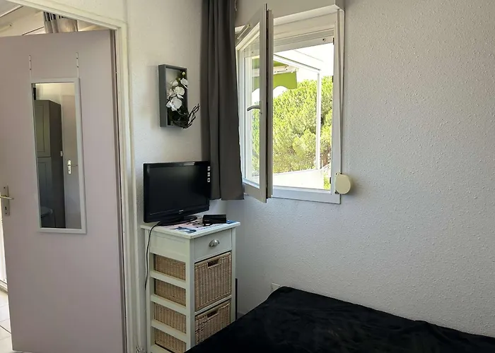 Appt 2 Pieces Avec Terrasse, Clim, Piscine, Parking A Port Camargue - Fr-1-250-292 勒格罗-迪鲁瓦