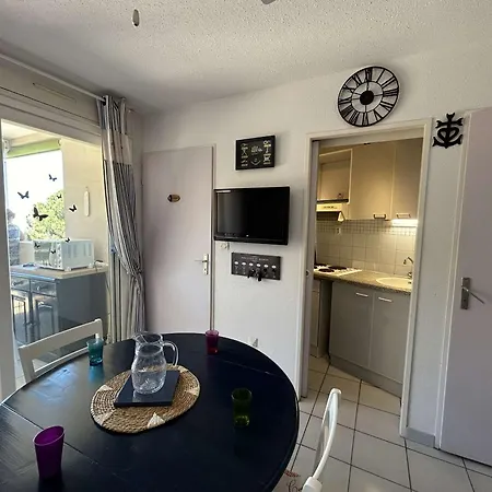 Appt 2 Pieces Climatise Avec Piscine Et Parking A Port Camargue - Fr-1-250-292 *